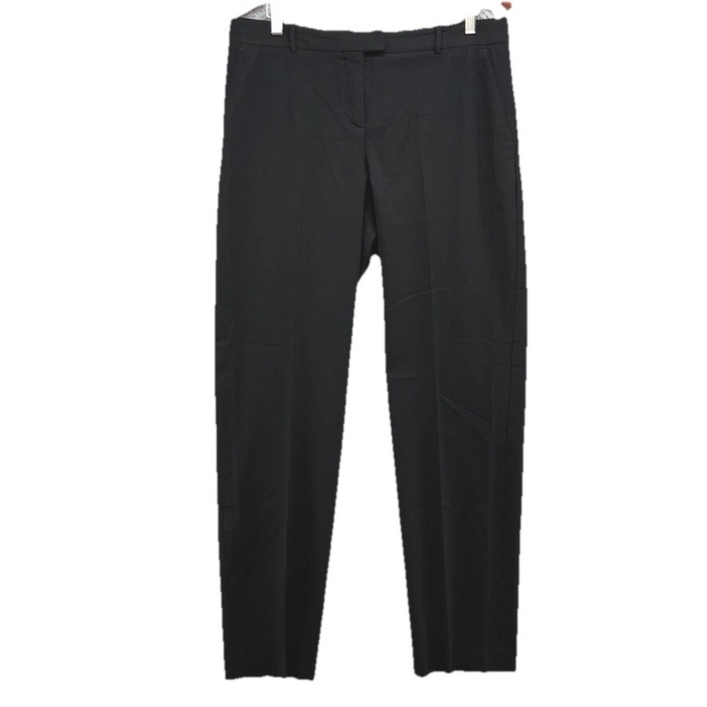 Hugo Boss Tegy Dress Pants Womens 12 Black Tapered Leg High Rise Career Teacher